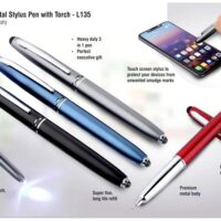 L135   Daniel: Metal Stylus Pen With Torch