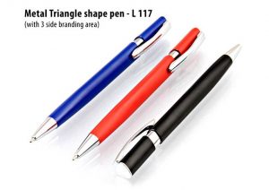 L117   Metal Triangle Shape Pen