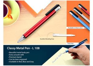 L108   Classy Metal Pen