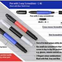 L46   Pen With 2 Way Screwdriver