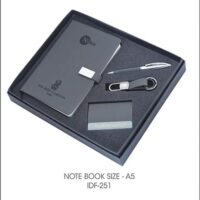 Notebook Card Holder Keychain Set