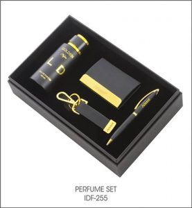 Mens Perfume Card Holder Set