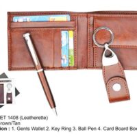 Leatherette Wallet Gifts Set