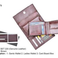 Ladies & Gents Wallet Gifts Set 4A