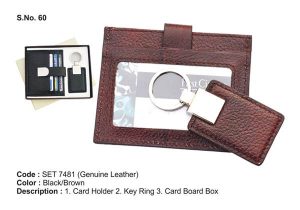 Card Holder Keyring Set