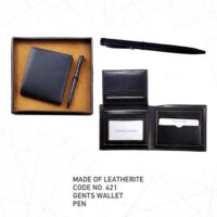 Pen And Wallet Gift Set