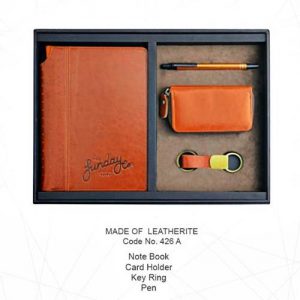 Leather Gifts Sets and Keychain Sets