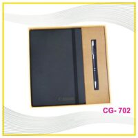 Leather Notebook Pen Set