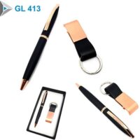 2 in 1 Pen with Metal Key Chain