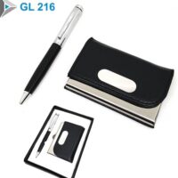 Business Card Holder with Pen
