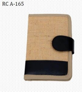 Custom Jute Padfolio