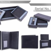 Leather 3 in 1 Wallet Gifts Set 2A