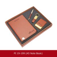 Notebook, Card Holder And Keychain