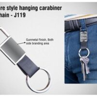 J119 Rectangle Style Hanging Carabiner Keychain