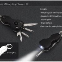 J27 6 In 1 Military Key Chain