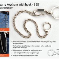 J58 Easy Carry Keychain With Hook