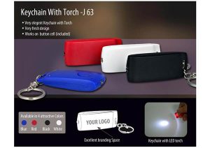 J63 Classy Keychain With LED Torch