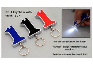 J77 No. 1 Keychain With Torch