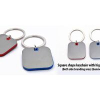 J91 Square Shape Keychain With Highlights