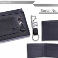 Leather Keyring Wallet Sets