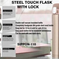 Steel Flask With Lock