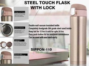 Steel Flask With Lock