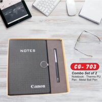 Metal Pen & Notebook with Branding