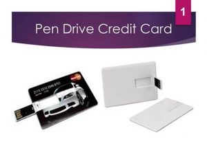 Metal Visitig Card Shape Pen Drive