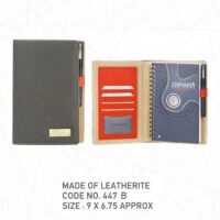 Leather Grey Office Planners