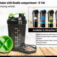 Gym Shaker With Double Compartment H 146