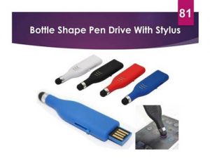 Bottle Shape  Pen Drives with Stylus 28gb 32gb 64gb