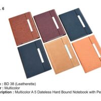 Notebook with Metal Clip