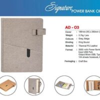 Magnet Loop Power Bank Notebook