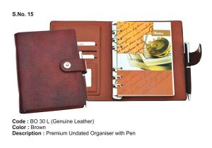 Genuine Leather Business Organizer