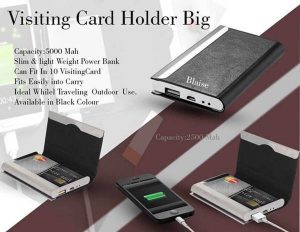 Visiting Card Holder Power Bank