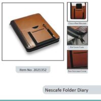 Leather Diary With Mobile Holder 2024