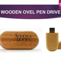 Wooden Ovel Pen Drives