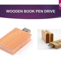 Wooden Book Pen Drives