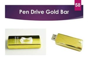 Gold Bar Pen Drives