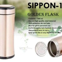 Golden Thermo Flasks Wholesale