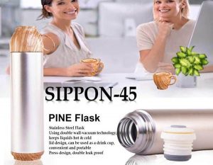 Pine Wood Flask