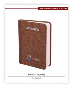 Wooden Diary With Name