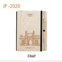 Personalized Wooden Diary 2024