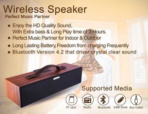 Wooden Bluetooth Speakers