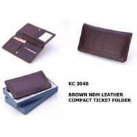 NDM Leather Ticket Folder