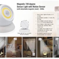 Magnetic 720 Degree Sensor Light With Motion Sensor