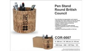 Round Cork Pen Stand