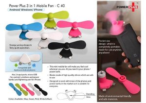 3 In 1 Mobile Fan