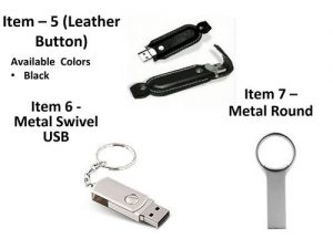 Metal Swivel Pen Drives