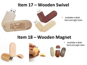 Wooden Magnet Pen Drives